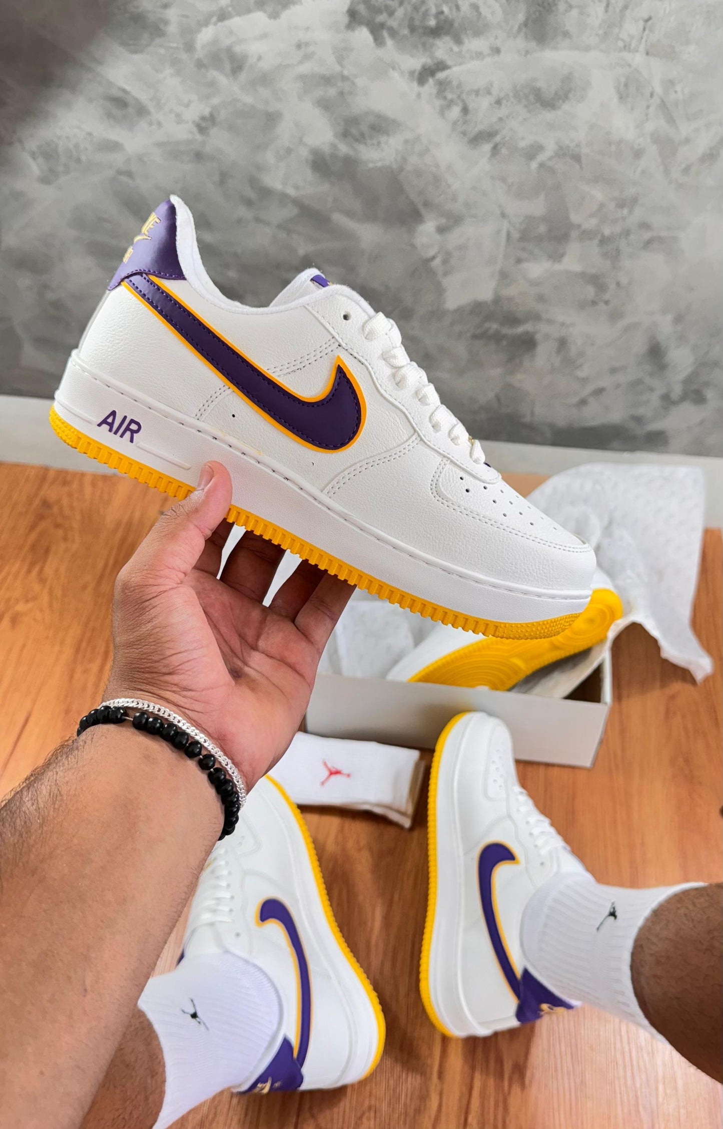 AIR FORCE 1 EDIÇÃO LAKERS