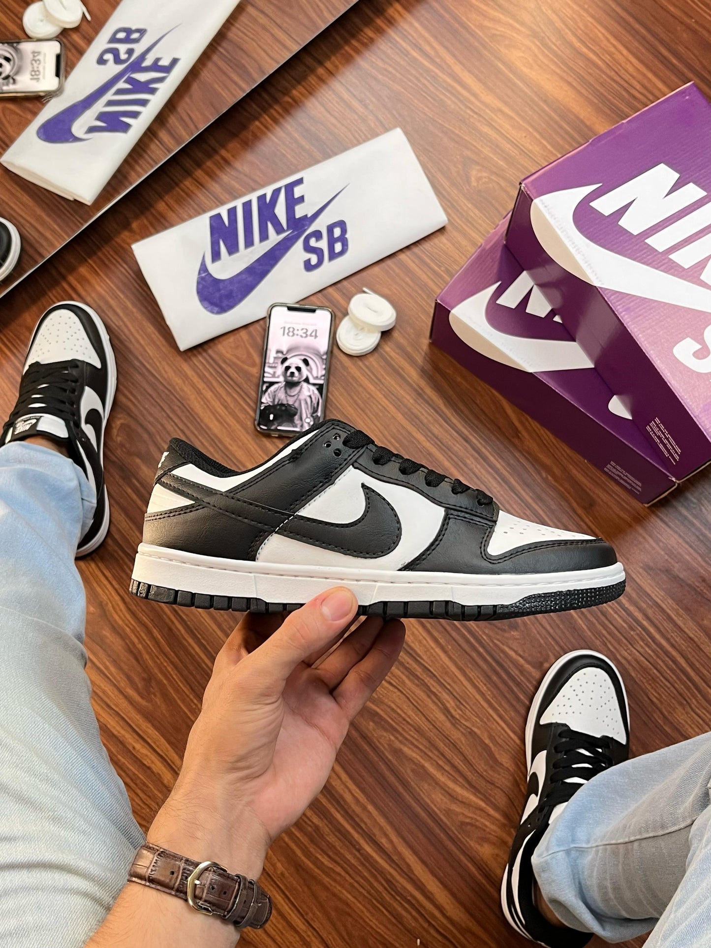 SB DUNK LOW PANDA