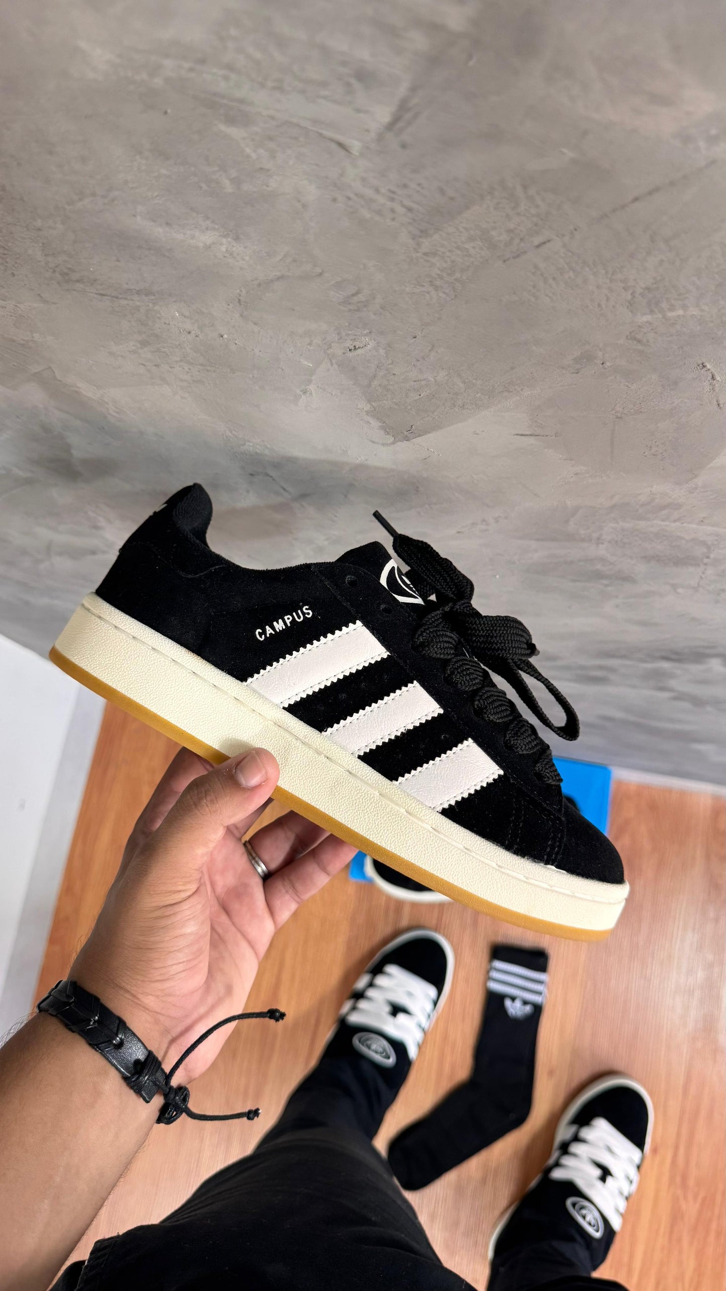 ADIDAS CAMPUS 00s PRETO/BRANCO