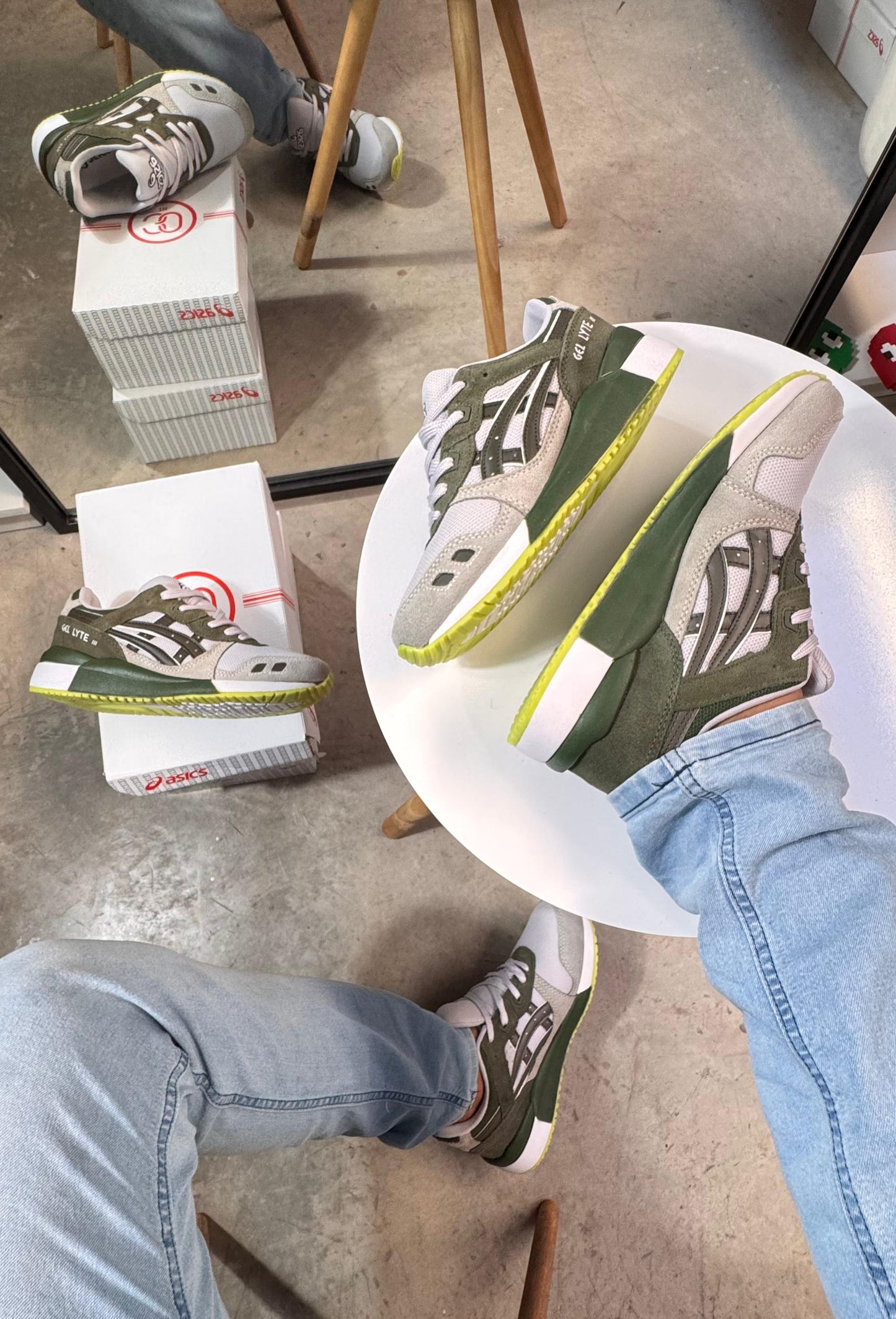 ASICS GEL LYTE 3 VERDE/BEGE